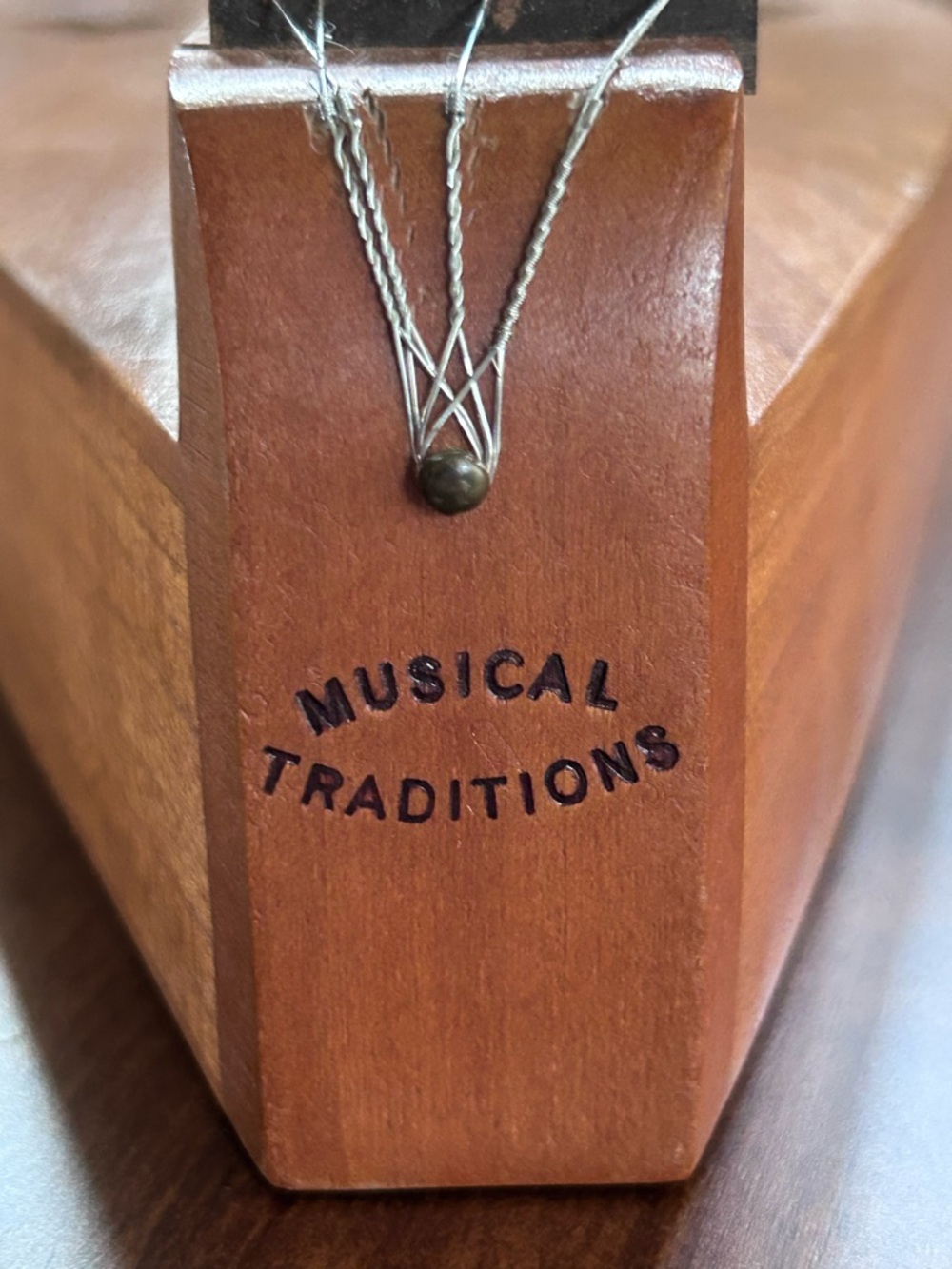 Vintage 1970s Handmade J Patterson Mountain Lap Dulcimer  Heart Sound Hole - Picture 7 of 8